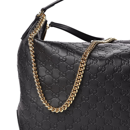 Gucci Guccissima Signature Large Linea A Hobo Black 10 of 10