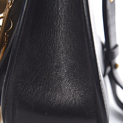 Chloe Calfskin Small Charm Hudson Shoulder Bag Black 15 of 15