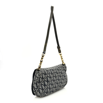 Christian Dior Monogram Malice Shoulder Bag Dark Blue 2 of 10
