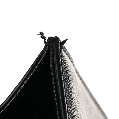 Saint Laurent Grain De Poudre Small Classic Monogram Kate Tassel Satchel Black 11 of 11