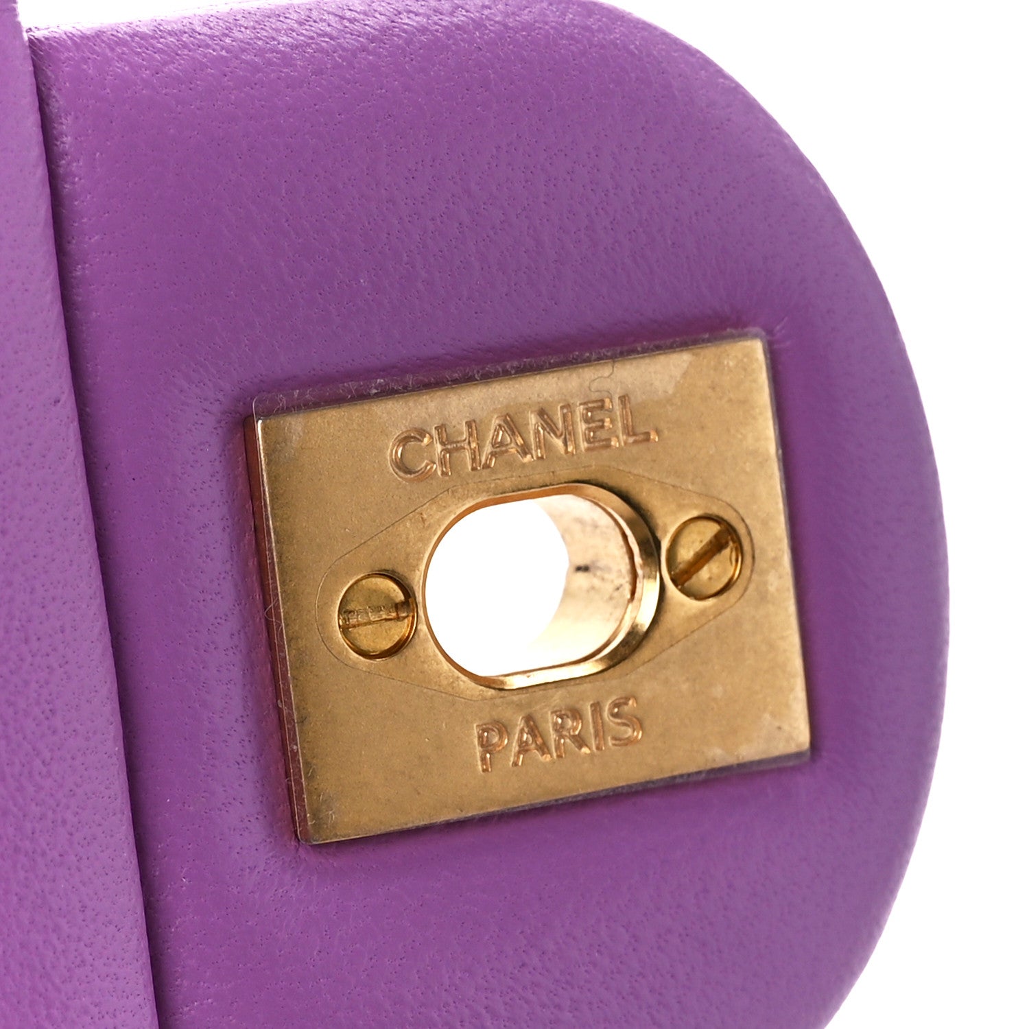 Chanel Lambskin Quilted Mini Pearl Crush Flap Purple 7 of 11