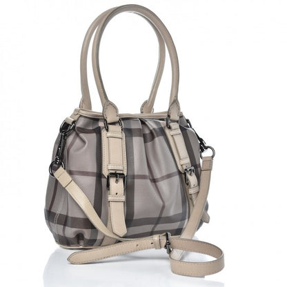 Burberry Smoked Check Small Northfield Tote Trench 3 of 16