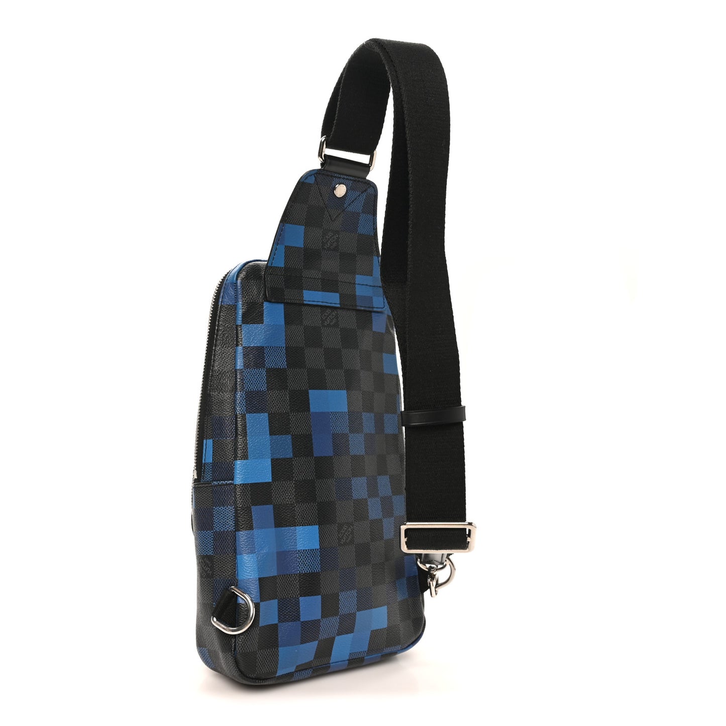 Damier Graphite Pixel Avenue Sling Backpack Blue