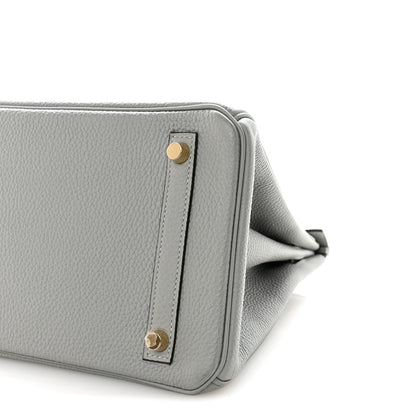 Hermes Togo Birkin 30 Gris Mouette 10 of 11
