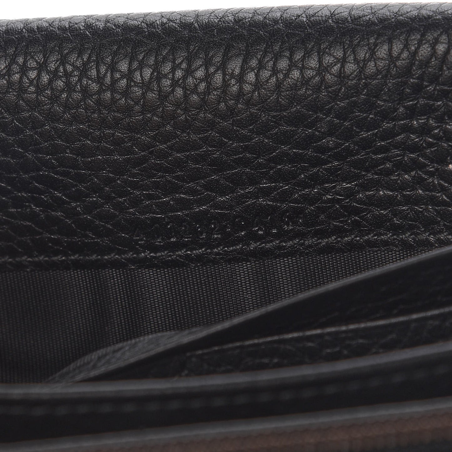 Calfskin GG Marmont Chain Wallet Black