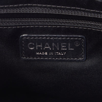 Chanel Lambskin Quilted Small Coco Loop Tote Black 8 of 9