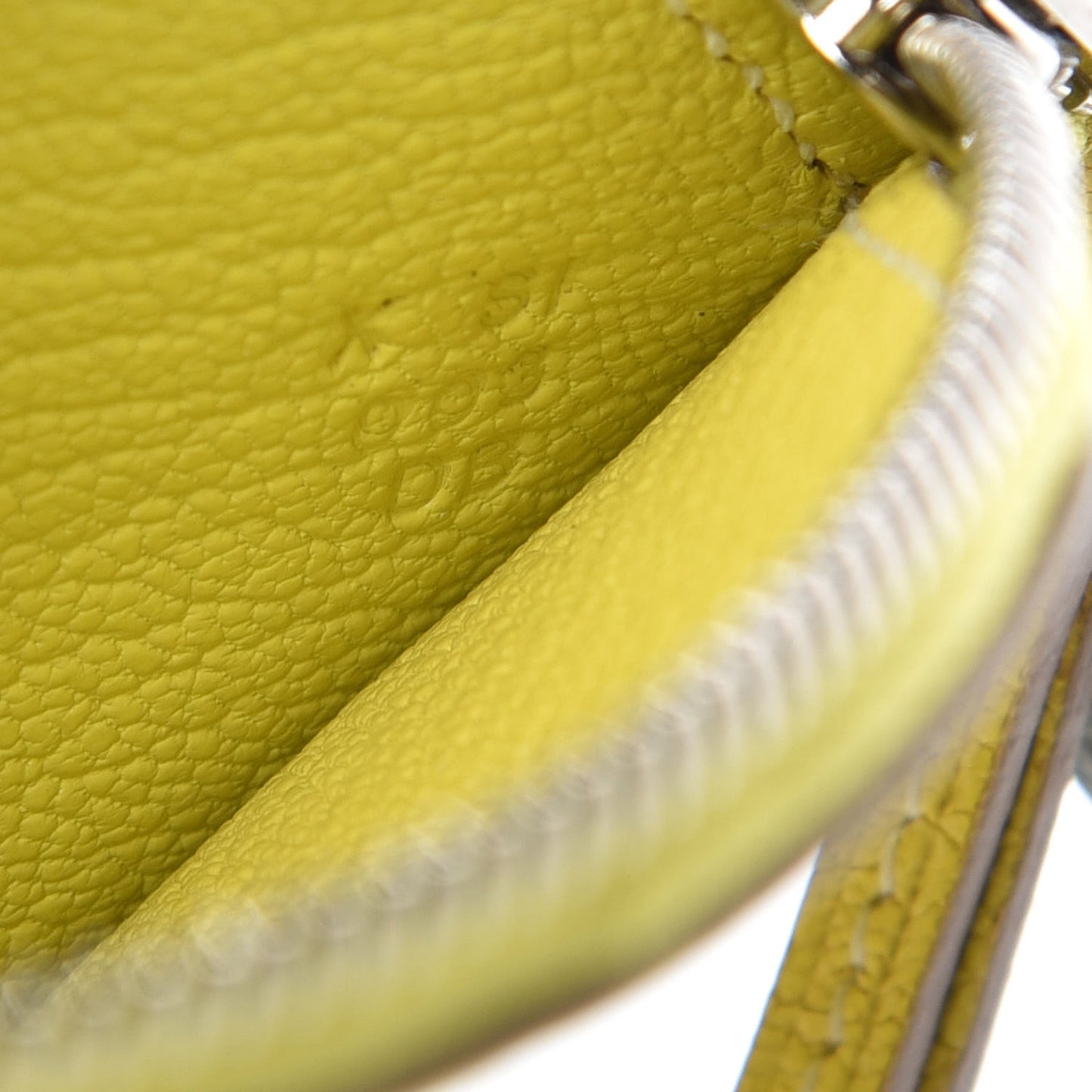 Chevre Mysore Tutti Frutti Citron Coin Purse Charm Lime