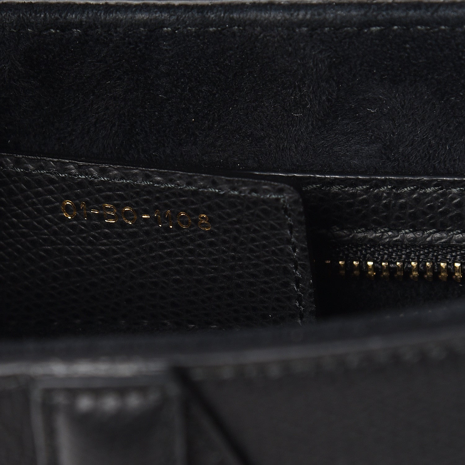Christian Dior Grained Calfskin Saddle Bag Black 9 of 10