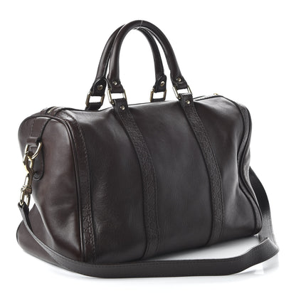 Gucci Calfskin Microguccissima Trim Medium Boston Brown 3 of 11