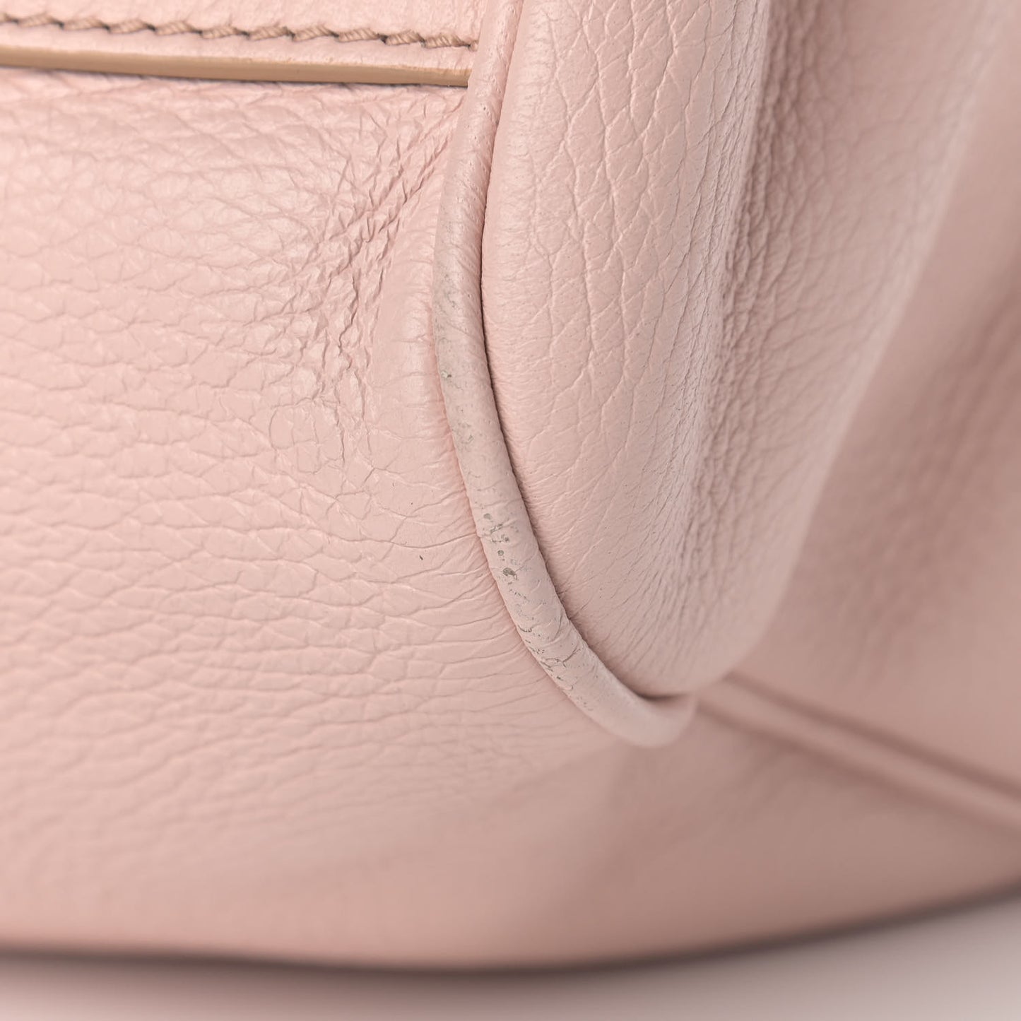 Grained Deerskin Extra Large Miss Sicily Satchel Light Pink