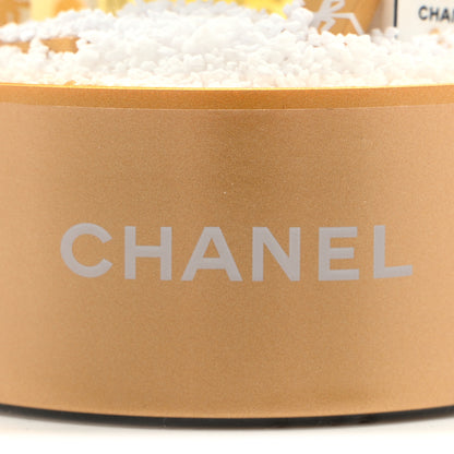 Chanel Glass CC Shopping Bag Snow Globe Gold 6 of 7