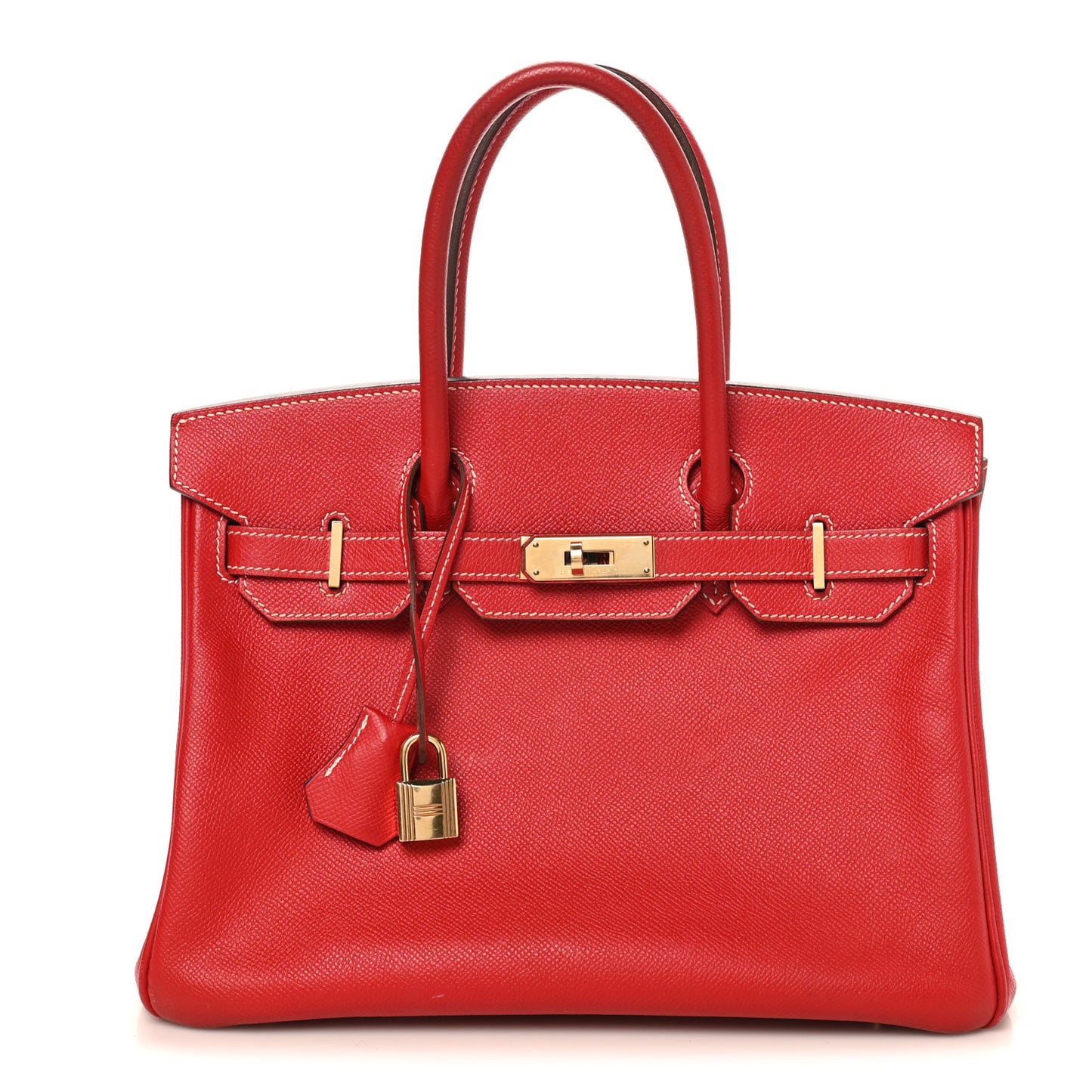 Epsom Candy Birkin 30 Rouge Casaque Bleu Thalassa