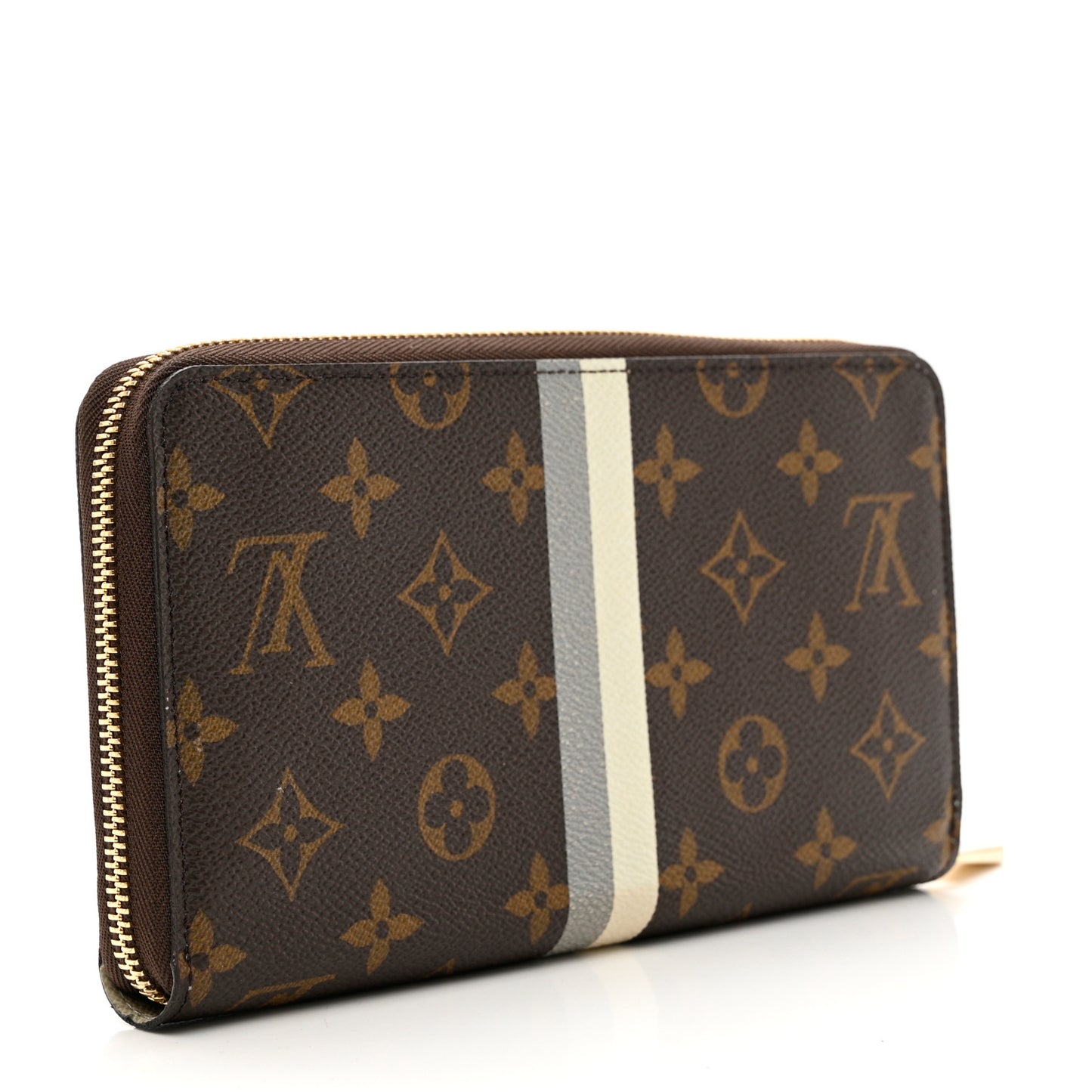Monogram My LV Heritage Zippy Organizer Wallet White Gris