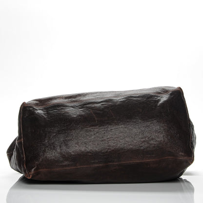 Chanel Distressed Caviar XL Coco Cabas Brown 5 of 9