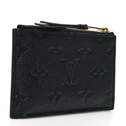 Louis Vuitton Empreinte Zipper Card Holder Black 3 of 11