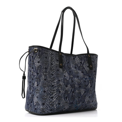 MCM Visetos Large Project Reversible Shopper Tote Black 11 of 15