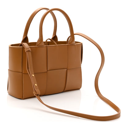 Bottega Veneta Nappa Maxi Intrecciato Mini Arco Tote Camel 4 of 10
