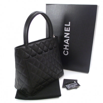 Chanel Caviar Medallion Tote Black 3 of 10