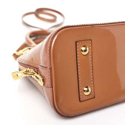 Louis Vuitton Vernis Alma BB Rose Velours 8 of 11