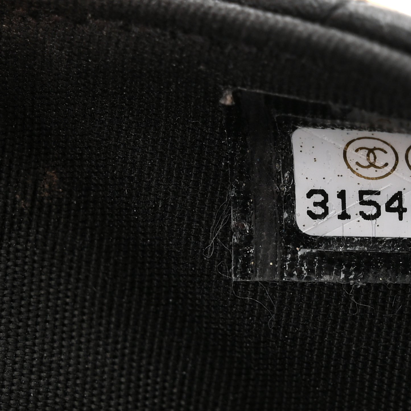 Calfskin Quilted Mini Coco Mail Clutch with Chain Black