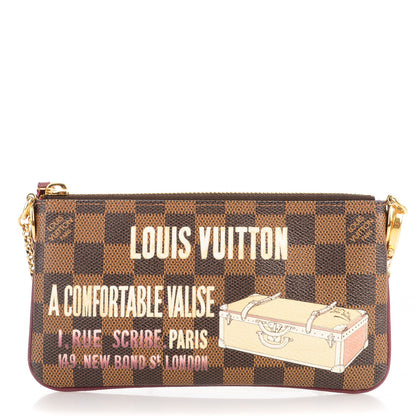 Louis Vuitton Damier Ebene Milla MM Trunk Pochette 1 of 6