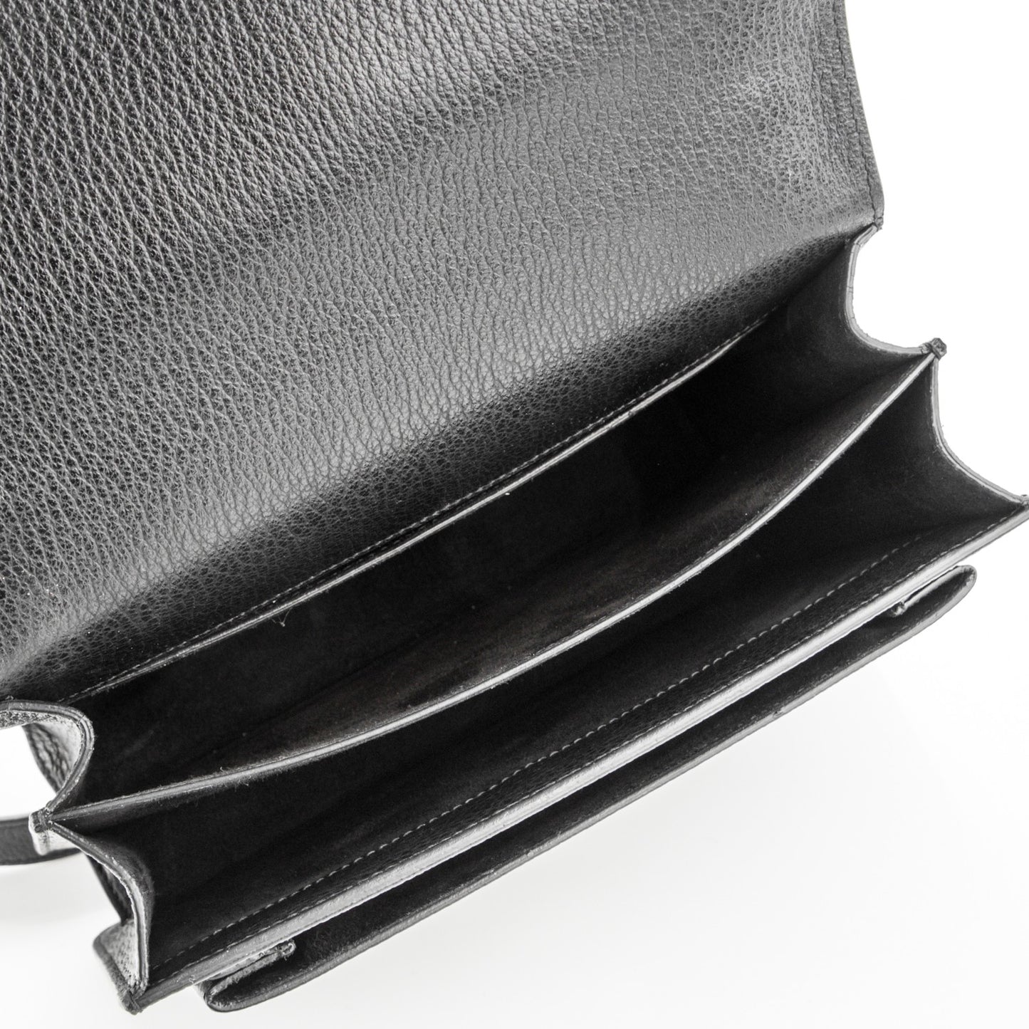 Grained Calfskin Medium Monogram Sunset Black