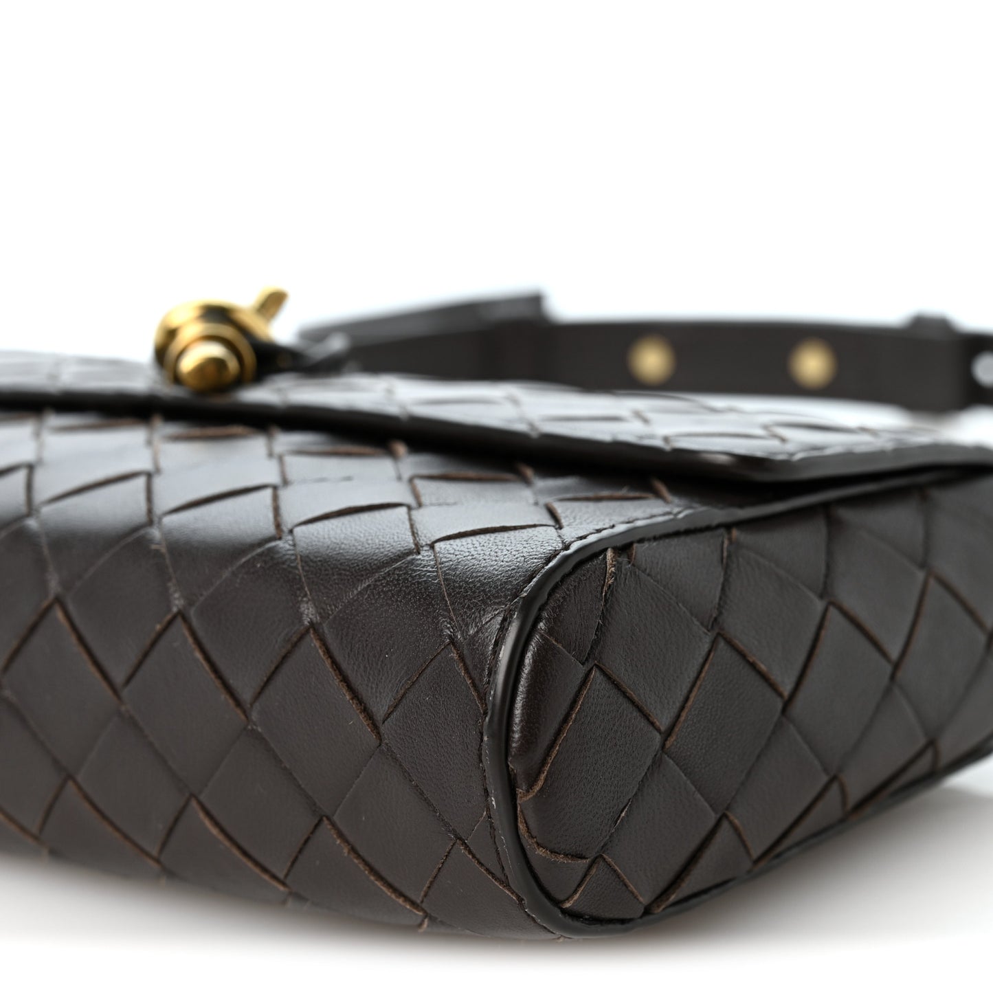 Nappa Intrecciato Andiamo Shoulder Bag Fondant