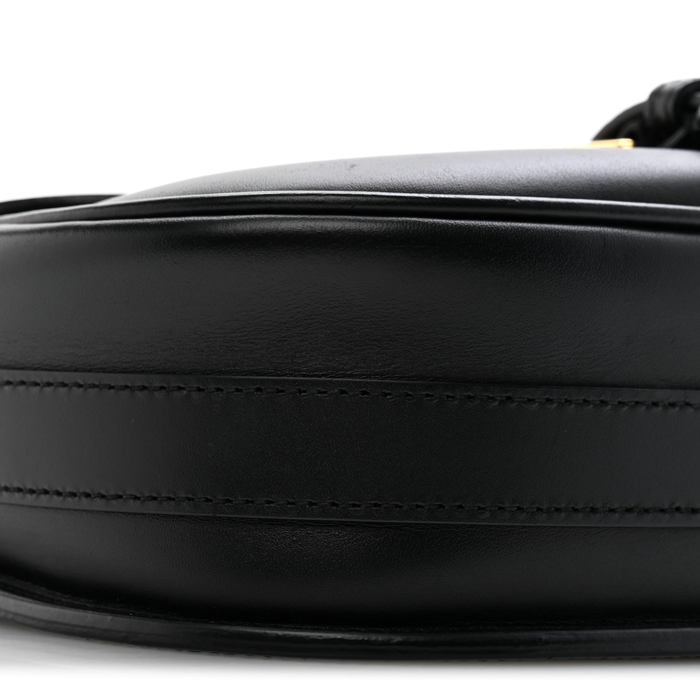 Box Calfskin Medium Bobby Flap Black