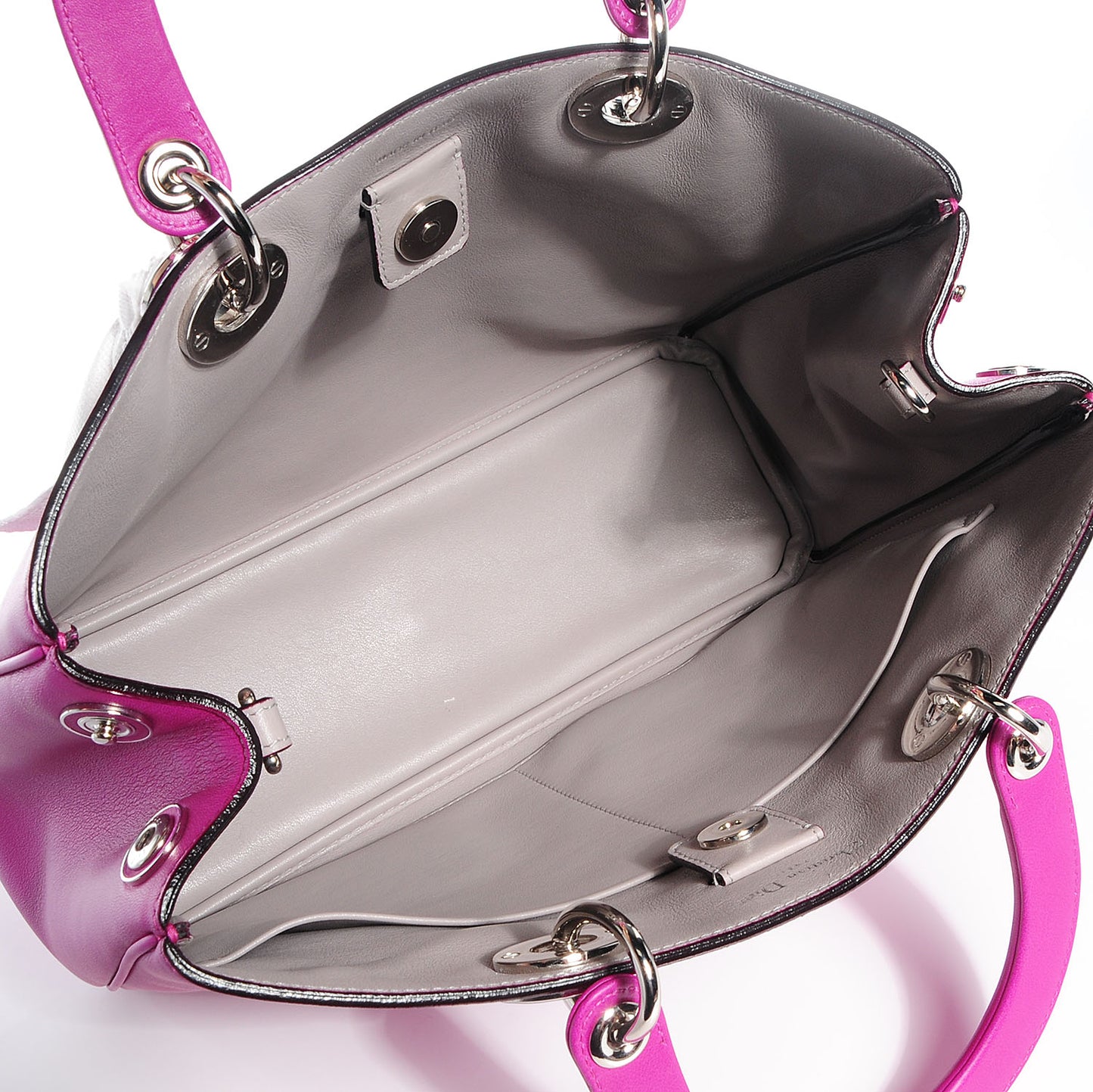 Calfskin Medium Diorissimo Bag Rose Sorbet