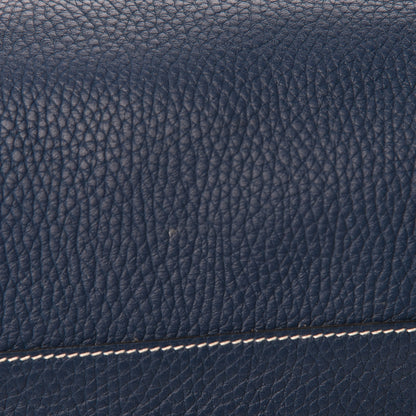 Hermes Taurillon Clemence Double Sens 36 Reversible Tote Iris Bleu De Malte 19 of 20