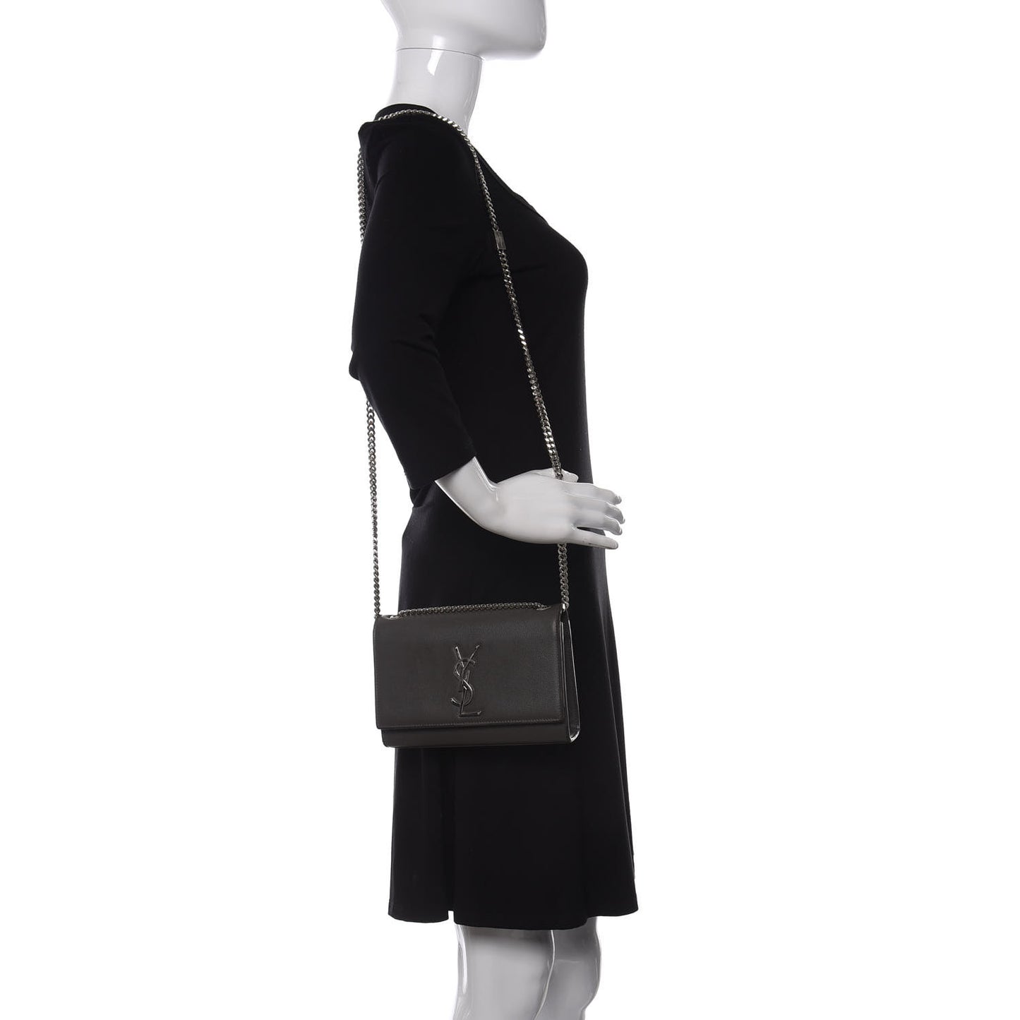 Grain De Poudre Small Monogram Kate Satchel Storm