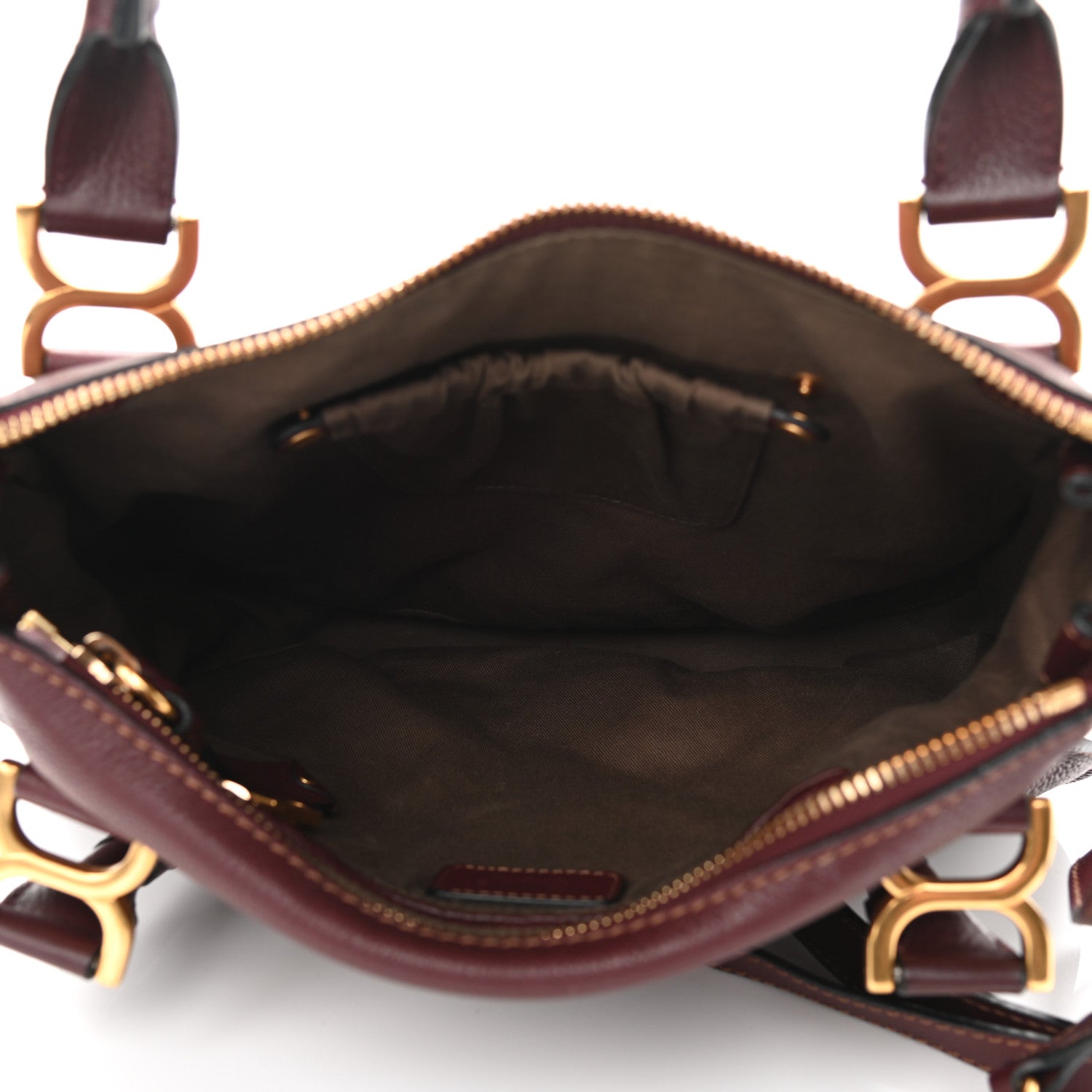 Chloe Calfskin Medium Marcie Satchel Dark Velvet 5 of 12