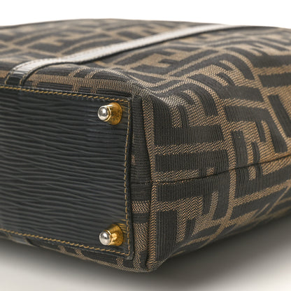 Fendi Zucca Vertical Shopping Tote Tobacco Moro 9 of 11