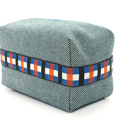 Hermes Wool Large Bride-A-Brac H Natte Pouch Bleu 9 of 9