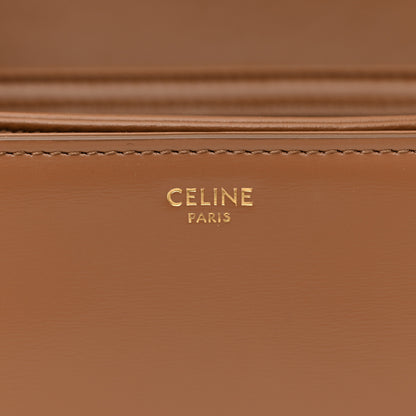 Celine Shiny Calfskin Medium Triomphe Bronze 7 of 12