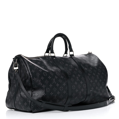 Louis Vuitton Monogram Eclipse Keepall Bandouliere 55 4 of 25