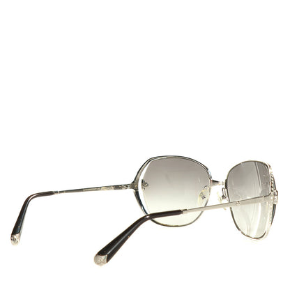 Louis Vuitton Rhinestone Oversized Magnolia Sunglasses ZO374U Black Glitter 2 of 6