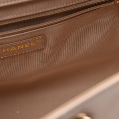 Chanel Bullskin Stitch Small Shopping Tote Light Pink 8 of 13