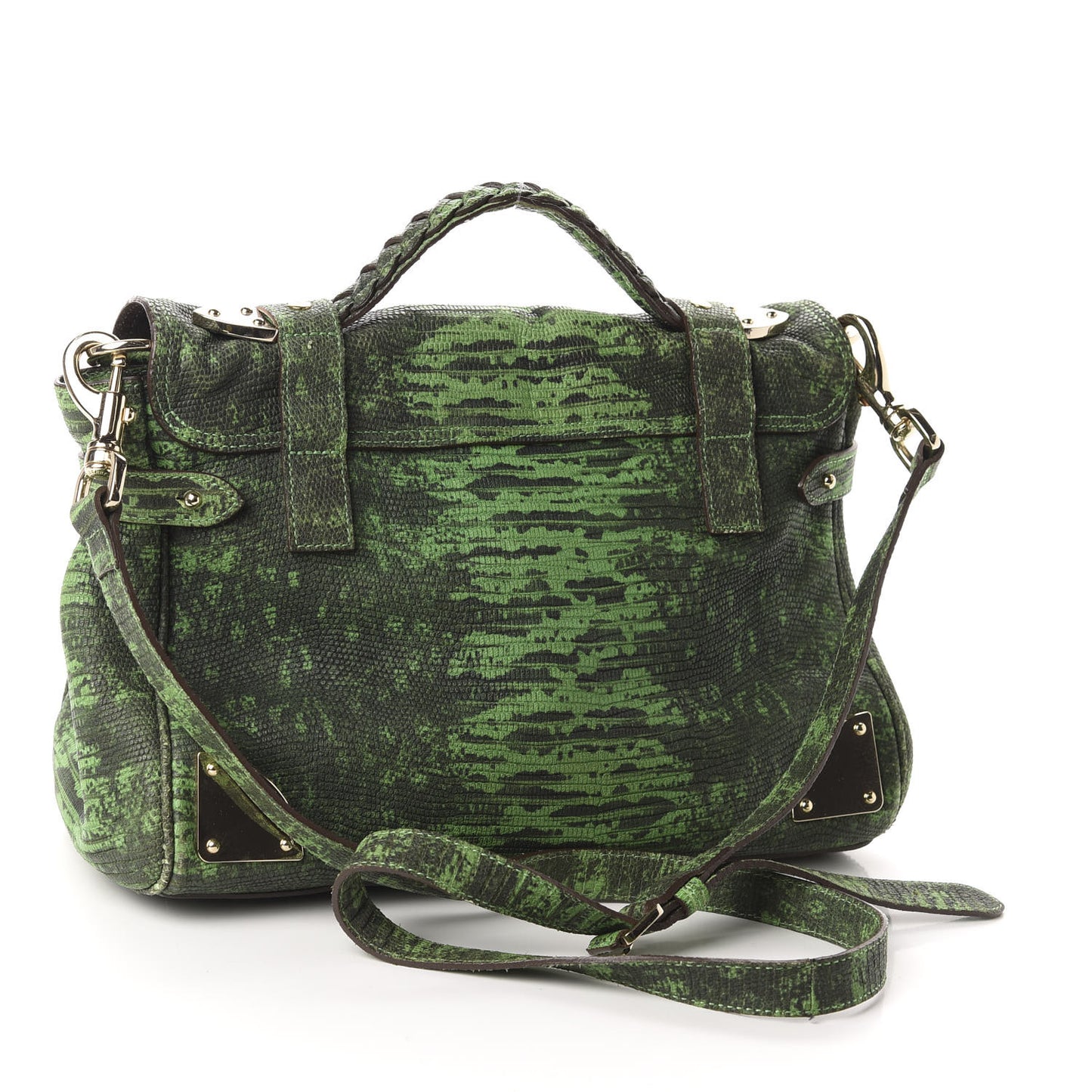 Lizard Print Travel Day Grass Green