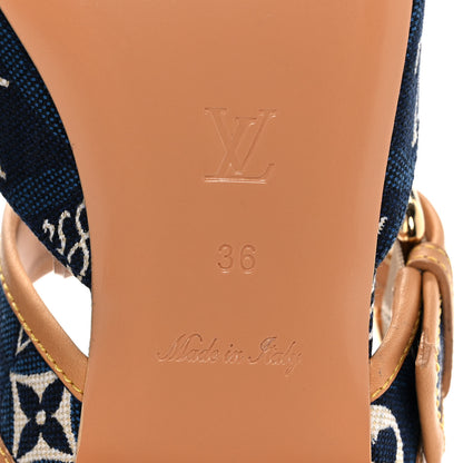 Louis Vuitton Since 1854 Sofia Flat Mule 36 Blue 6 of 9