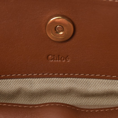 Chloe Calfskin Suede Mini Roy Bag Caramel 7 of 11