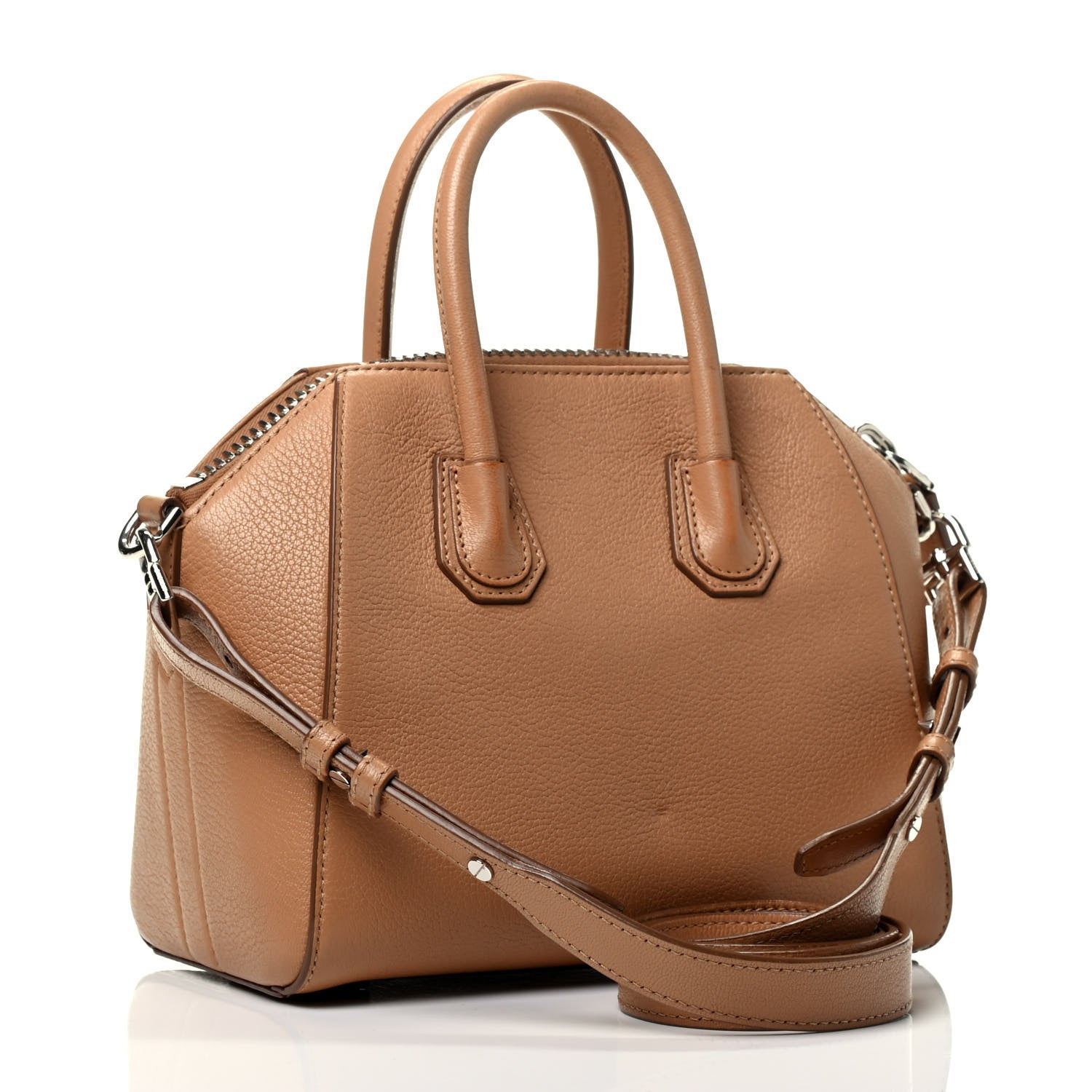 Givenchy Sugar Goatskin Mini Antigona Medium Beige 2 of 4