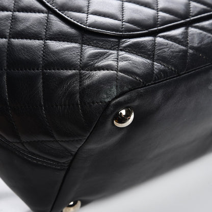 Chanel Calfskin Quilted Large Cambon Tote Black White 14 of 20