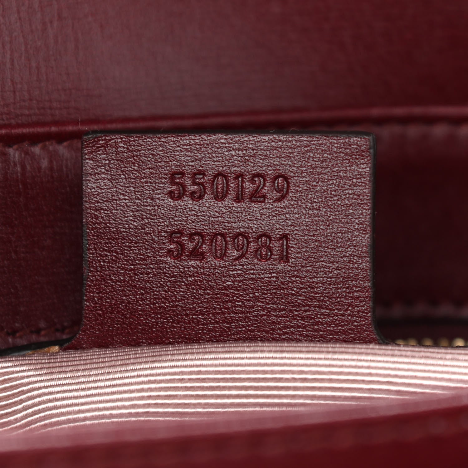 Gucci Vitello Palmellato Lux Small Arli Flap Shoulder Bag Vintage Bordeaux 7 of 9