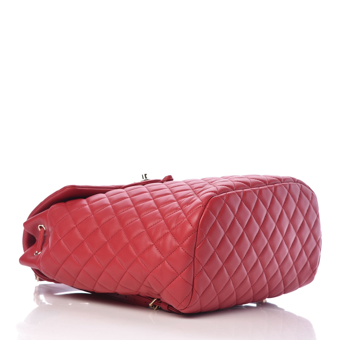 Lambskin Quilted Large Urban Spirit Backpack Red