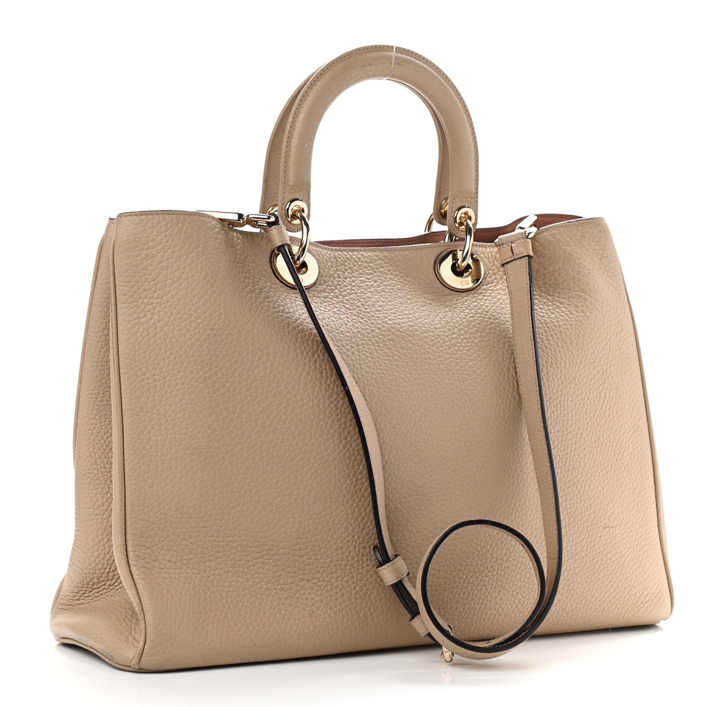 Bullcalf Large Diorissimo Tote Beige Petale