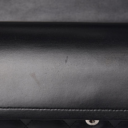 Chanel Lambskin Quilted Jumbo Double Flap Black 15 of 21