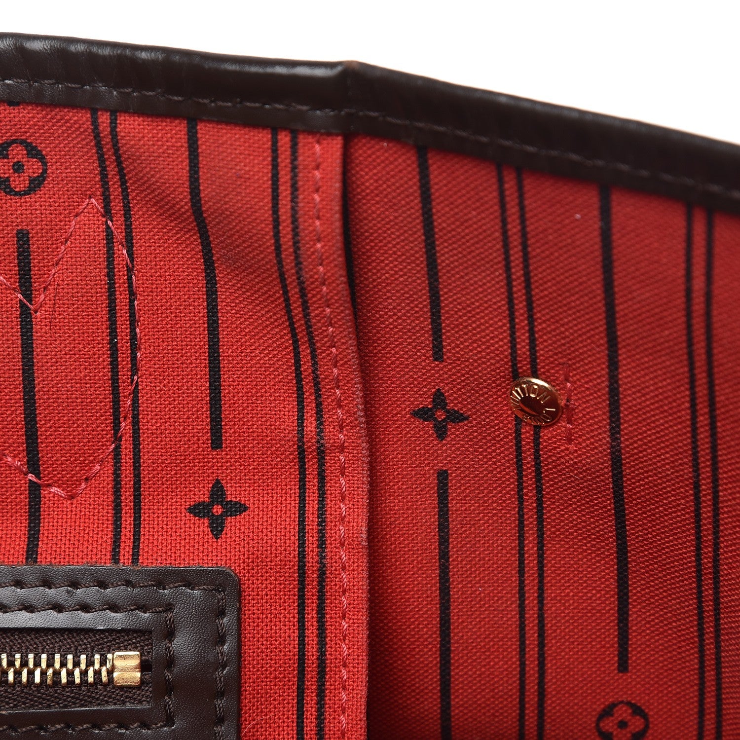 Louis Vuitton Damier Ebene Neverfull MM 9 of 20