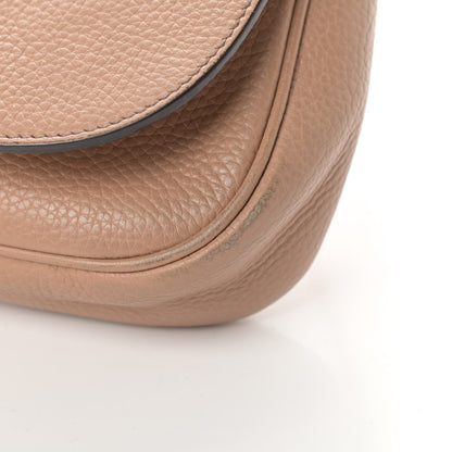 Gucci Pebbled Calfskin Medium Soho Flap Crossbody Camelia 10 of 18