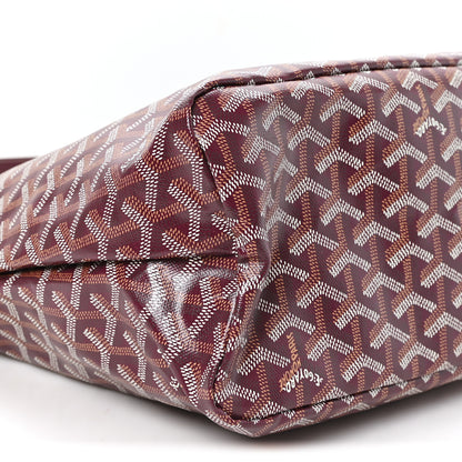 Goyard Goyardine Boheme Hobo Burgundy 10 of 11